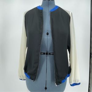Jumpsuit by Massimo, jumpsuit size 8 P and jacket is size Large, Preowned